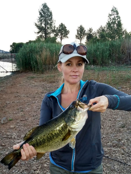 Nice bass at Rietvlei dam, my first real big one