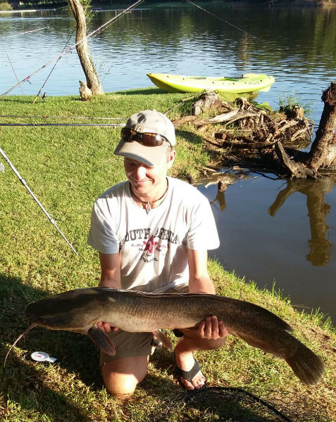 Massive barbel which kept us busy