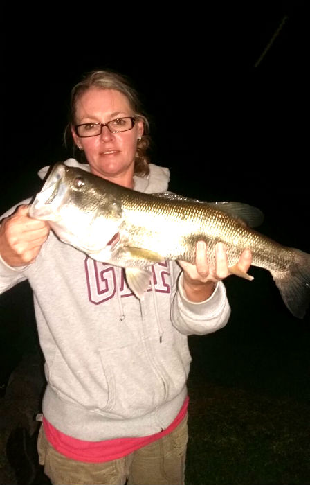 Night fishing was great