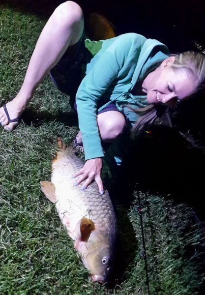 First carp we caught and it was a big one