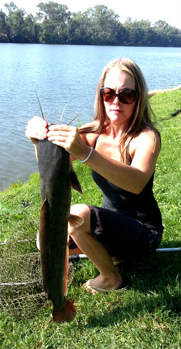 The poor barbel which was eventually saved