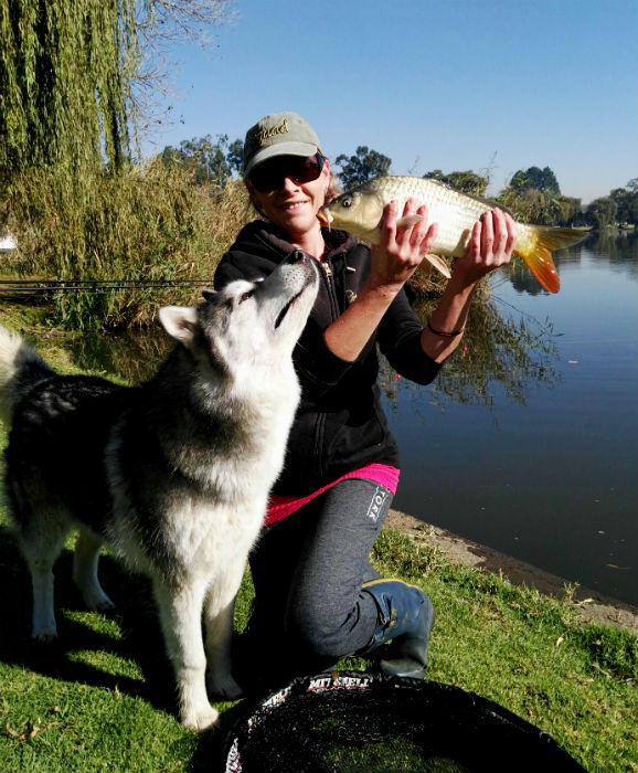 Trooper was a lovely fishing companion at Heathbridge on Lochvaal, and fortunately a vegetarian by the looks of it