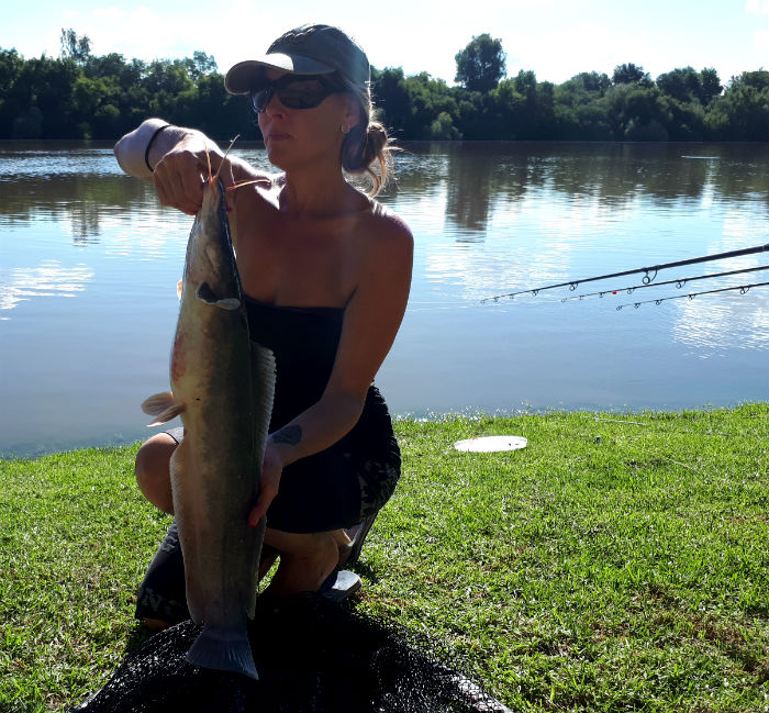 We had lots of fun fishing for barbel in the Vaal River at the Riverhouse