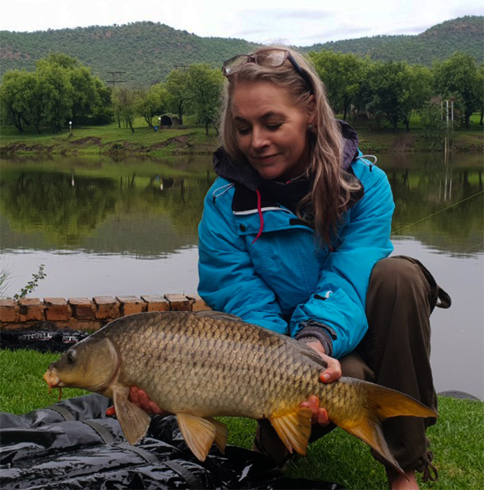 We caught one after the other at Erkhamka near Parys on the banks of the Vaal River