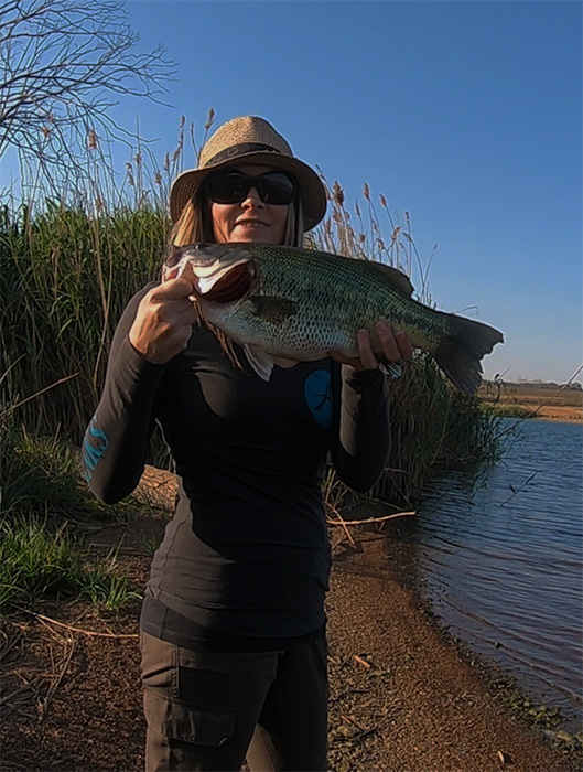 We had a really good weekend at Rietvlei Dam, and caught some nice bass