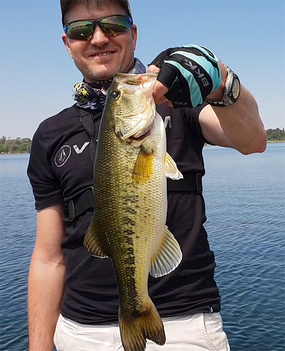 Another nice bass for Martin at Tanglewood Boskop Dam