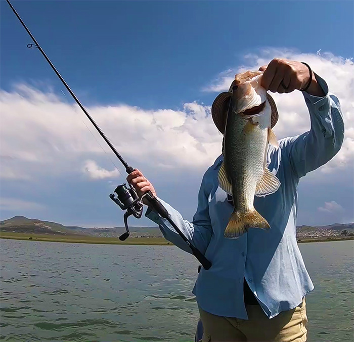 Another nice bass caught at Midmar Dam Kwa-Zulu Natal