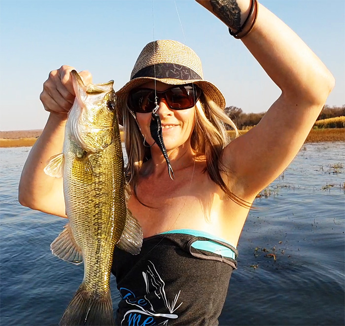 Nice bass on a black fluke