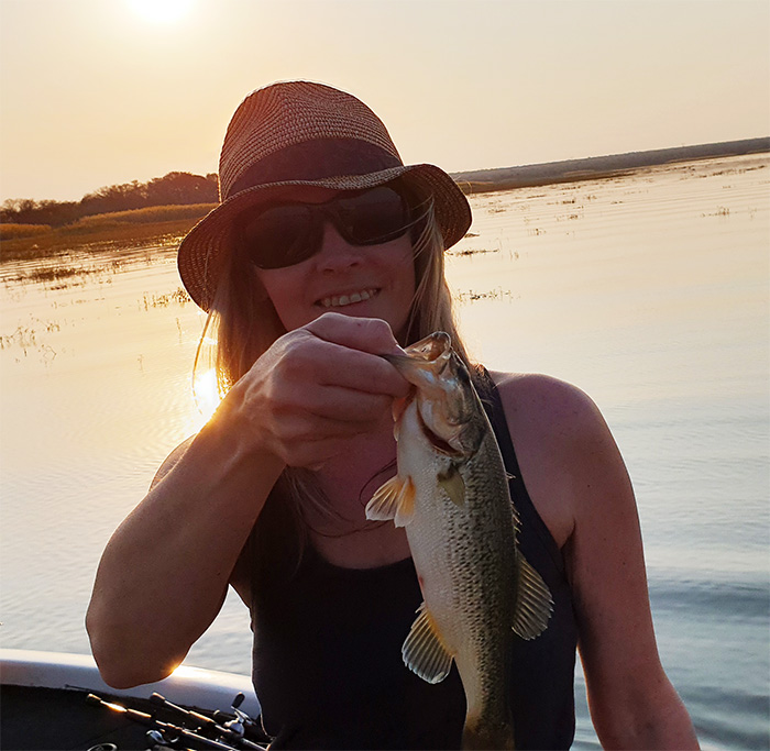 Lovely little bass at Rust De Winter Dam
