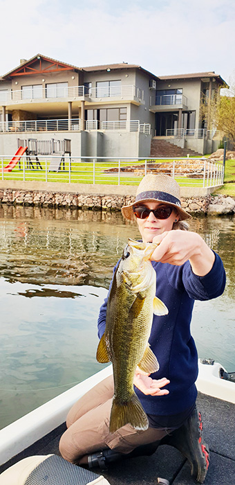 Another bass for me at Witbank Dam on a bass weekend