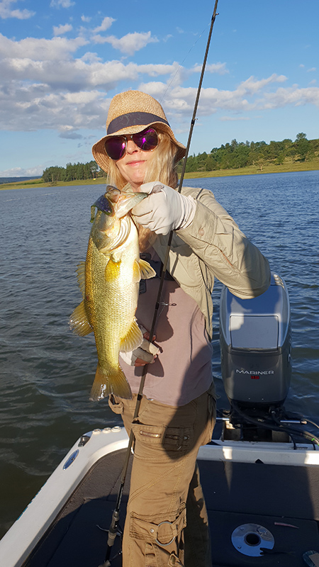 Albert falls dam bass fishing 4