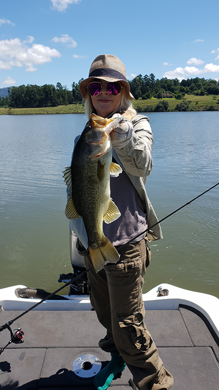 Albert falls dam bass fishing