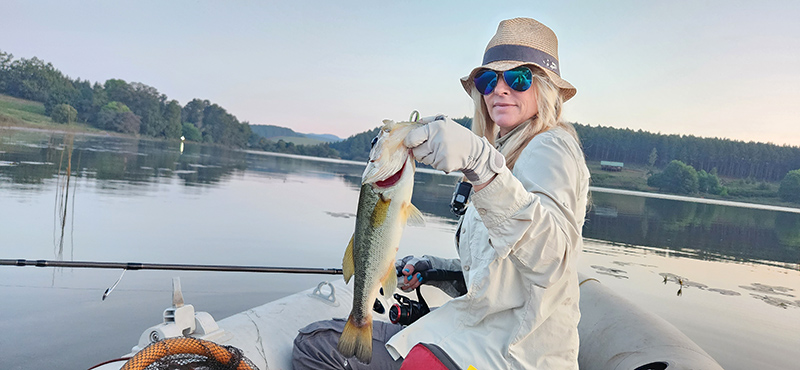 Stanford lake lodge bass afternoon