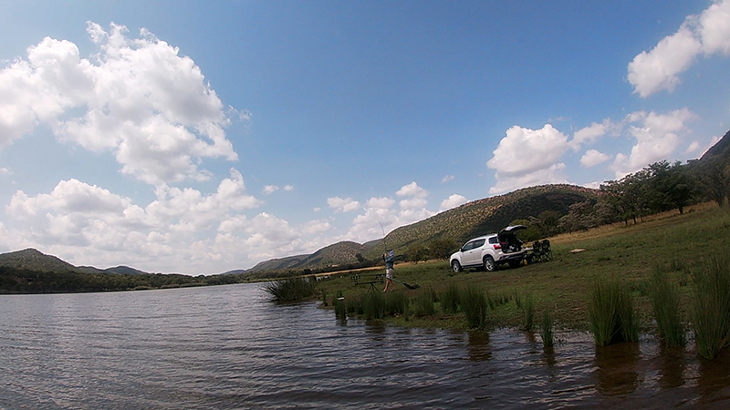 The bank fishing area at Marulani, Loskop Dam