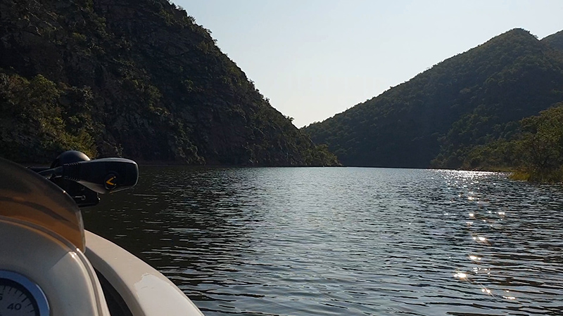 A river section of Loskop Dam