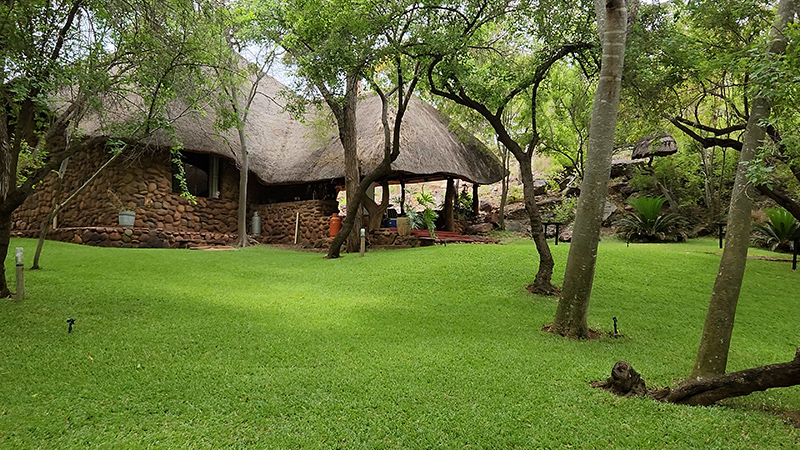View of the house at Aloe Rock Lodge