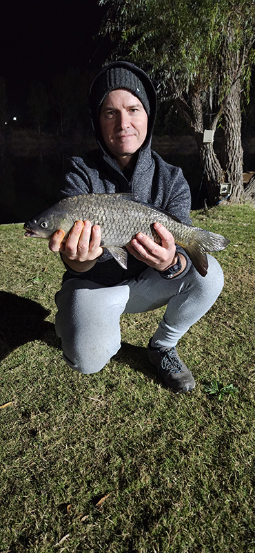 Carp caught at Umgede River Lodge, Bloemhof