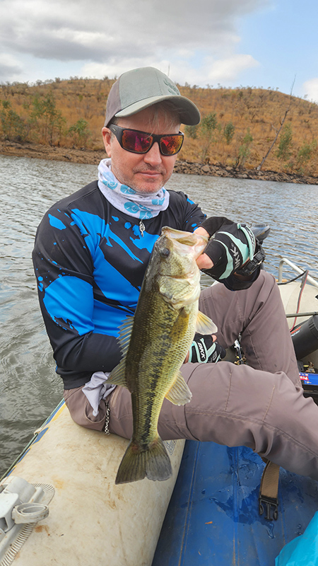 A nice bass caught at Warmbad Dam