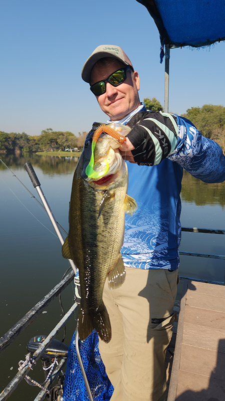Bass caught on the Olifants River at Aqua Diqua