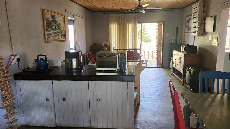 Living area at Aqua Diqua, Olifants River