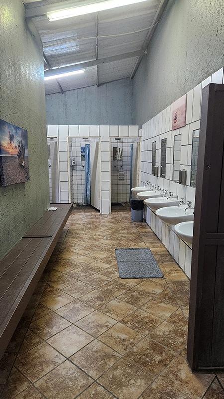 Ablution block at Waterberg Farmstay