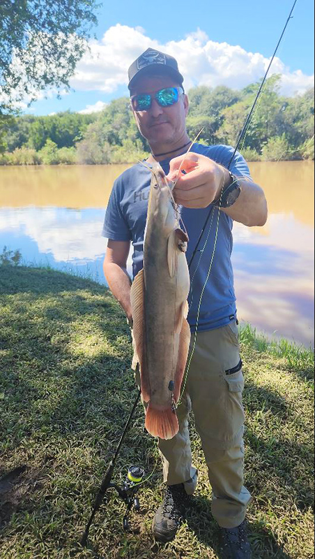 Nice barbel caught at Waterberg Farmstay