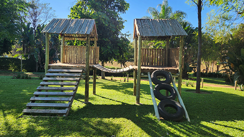 Children's play area at Waterberg Farmstay