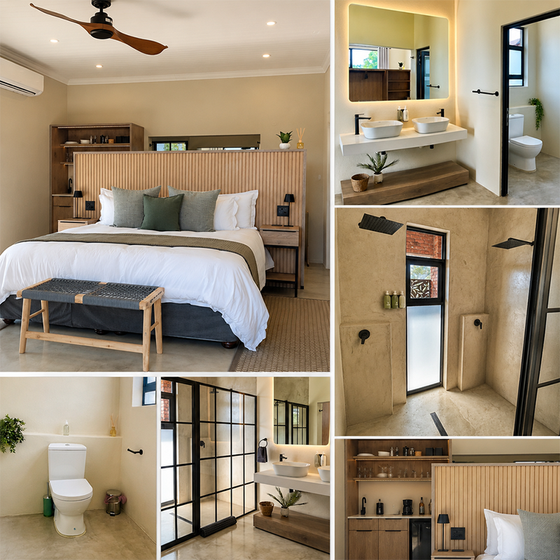 Shadowleaf room 3 at Groendraai River Cottages