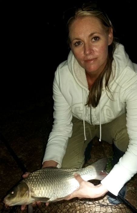 A bit of night fishing for carp at Baja Dam paid off