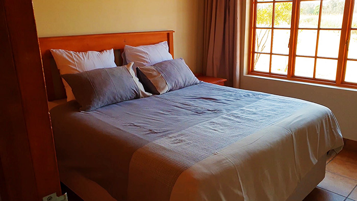 Bedroom in the chalets