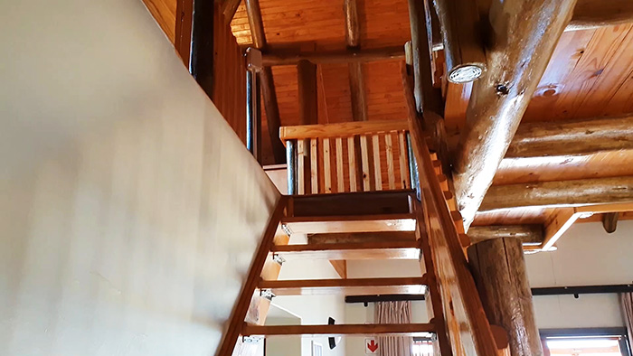 Stairs to the loft
